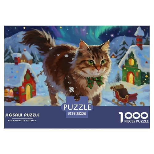 Ragdoll 1000 Teile Puzzles Niedliche Haustierkatze Puzzlespiele Kreative Unterhaltung Für Erwachsene Tolle Geschenkidee 38x26cm/1000pcs von ZXOAWQX
