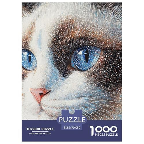Ragdoll 1000 Teile Puzzles Puzzlespiele Lernspiel Herausforderung Spielzeug Für Erwachsene Tolle Geschenkidee 70x50cm/1000pcs von ZXOAWQX