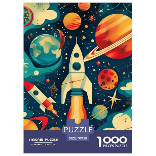 Rakete 1000 Teile Puzzles Dekoration Klassisches Lernspiel Für Erwachsene Und Kinder Ab 12 Jahren Tolle Geschenkidee 70x50cm/1000pcs Rakete 1000 Teile Puzzles Dekoration Klassisches Lernspiel Für Erwachsene Und Kinder Ab 12 Jahren Tolle Geschenkidee 70x50cm/1000pcs von ZXOAWQX