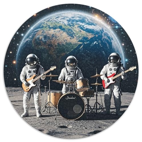 RaumBand 1000 Teile Rundes Puzzle Stressabbau Geschenk Unmögliches Spiel Für Die Ganze Familie 1000pcs (67.5x67.5cm) von ZXOAWQX