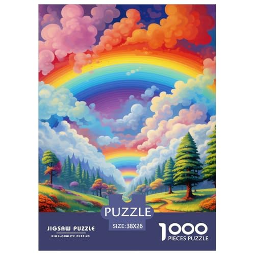 Regenbogen 1000 Teile Puzzles Puzzlespiele Lernspiel Herausforderung Spielzeug Für Erwachsene Tolle Geschenkidee 38x26cm/1000pcs Regenbogen 1000 Teile Puzzles Puzzlespiele Lernspiel Herausforderung Spielzeug Für Erwachsene Tolle Geschenkidee 38x26cm/1000pcs von ZXOAWQX