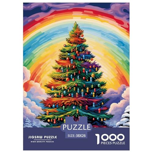 Regenbogen 1000 Teile Puzzles Puzzlespiele Unmögliche Herausforderung Für Erwachsene Und Kinder Ab 12 Jahren Tolle Geschenkidee 38x26cm/1000pcs von ZXOAWQX