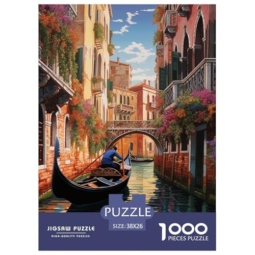 Riverside Stadt 1000 Teile Puzzles Dekoration EIN Herausforderndes Für Erwachsene Und Kinder Ab 12 Jahren Tolle Geschenkidee 38x26cm/1000pcs Riverside Stadt 1000 Teile Puzzles Dekoration EIN Herausforderndes Für Erwachsene Und Kinder Ab 12 Jahren Tolle Geschenkidee 38x26cm/1000pcs von ZXOAWQX