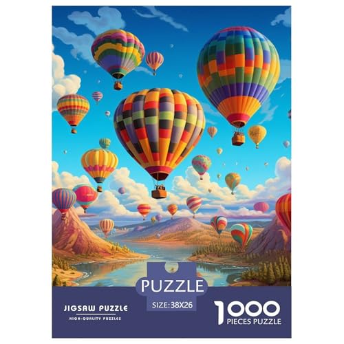 Romantischer Heißluftballon 1000 Teile Puzzles Dekoration Lernspiel Herausforderung Spielzeug Für Die Ganze Familie Tolle Geschenkidee 38x26cm/1000pcs Romantischer Heißluftballon 1000 Teile Puzzles Dekoration Lernspiel Herausforderung Spielzeug Für Die Ganze Familie Tolle Geschenkidee 38x26cm/1000pcs von ZXOAWQX