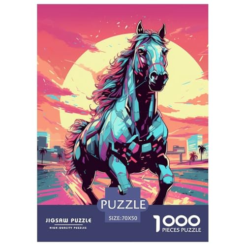 Running Pferd City Sky 1000 Teile Puzzles Puzzlespiele Klassisches Lernspiel Für Die Ganze Familie Tolle Geschenkidee 70x50cm/1000pcs Running Pferd City Sky 1000 Teile Puzzles Puzzlespiele Klassisches Lernspiel Für Die Ganze Familie Tolle Geschenkidee 70x50cm/1000pcs von ZXOAWQX