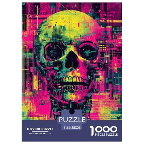 Schädel 1000 Teile Puzzles DekoRatteion Lernspiel Herausforderung Spielzeug Für Die Ganze Familie Tolle Geschenkidee 38x26cm/1000pcs Schädel 1000 Teile Puzzles DekoRatteion Lernspiel Herausforderung Spielzeug Für Die Ganze Familie Tolle Geschenkidee 38x26cm/1000pcs von ZXOAWQX