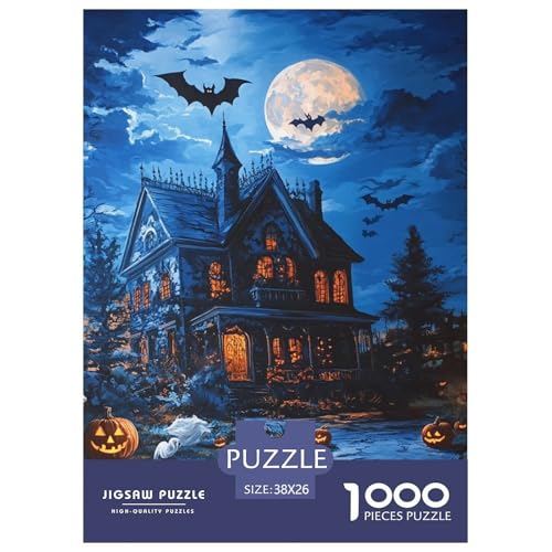 Schloss 1000 Teile Puzzles Clevere Klassisches Lernspiel Für Erwachsene Tolle Geschenkidee 38x26cm/1000pcs von ZXOAWQX