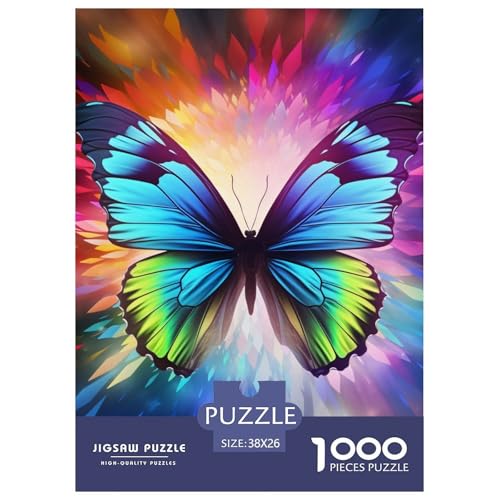 Schmetterling 1000 Teile Puzzles DekoRatteion Klassisches Lernspiel Für Erwachsene Tolle Geschenkidee 38x26cm/1000pcs von ZXOAWQX