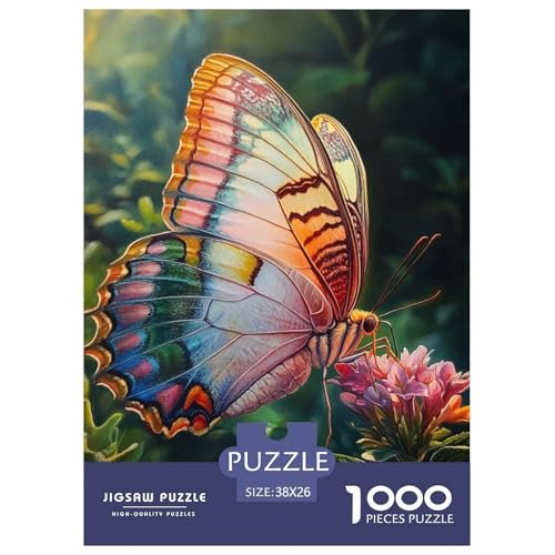 Schmetterling 1000 Teile Puzzles Dekoration EIN Herausforderndes Für Erwachsene Und Kinder Ab 12 Jahren Tolle Geschenkidee 38x26cm/1000pcs Schmetterling 1000 Teile Puzzles Dekoration EIN Herausforderndes Für Erwachsene Und Kinder Ab 12 Jahren Tolle Geschenkidee 38x26cm/1000pcs von ZXOAWQX