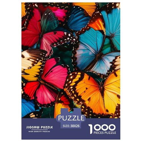 Schmetterling 1000 Teile Puzzles Puzzlespiele Lernspiel Herausforderung Spielzeug Für Erwachsene Tolle Geschenkidee 38x26cm/1000pcs Schmetterling 1000 Teile Puzzles Puzzlespiele Lernspiel Herausforderung Spielzeug Für Erwachsene Tolle Geschenkidee 38x26cm/1000pcs von ZXOAWQX