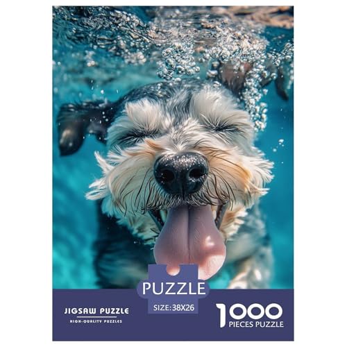 Schnauzer 1000 Teile Puzzles DekoRatteion Lernspiel Herausforderung Spielzeug Für Die Ganze Familie Tolle Geschenkidee 38x26cm/1000pcs Schnauzer 1000 Teile Puzzles DekoRatteion Lernspiel Herausforderung Spielzeug Für Die Ganze Familie Tolle Geschenkidee 38x26cm/1000pcs von ZXOAWQX