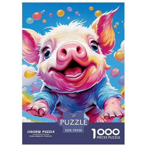 Schwein 1000 Teile Puzzles Clevere Klassisches Lernspiel Für Erwachsene Und Kinder Ab 12 Jahren Tolle Geschenkidee 70x50cm/1000pcs Schwein 1000 Teile Puzzles Clevere Klassisches Lernspiel Für Erwachsene Und Kinder Ab 12 Jahren Tolle Geschenkidee 70x50cm/1000pcs von ZXOAWQX