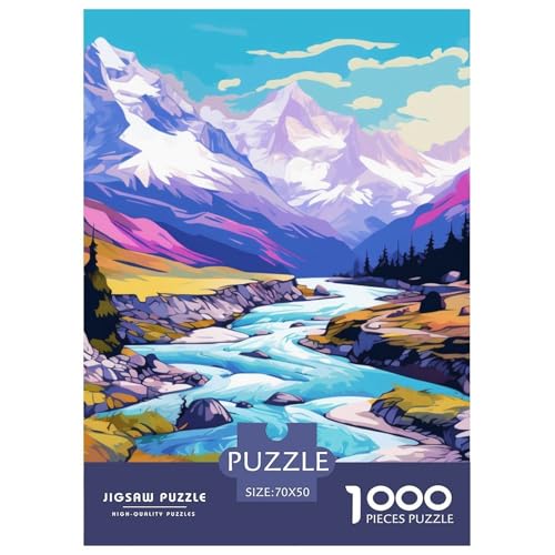 Seen und schneebedeckte Berge 1000 Teile Puzzles Classic Lernspiel Herausforderung Spielzeug Für Erwachsene Und Kinder Ab 12 Jahren Tolle Geschenkidee 70x50cm/1000pcs Seen und schneebedeckte Berge 1000 Teile Puzzles Classic Lernspiel Herausforderung Spielzeug Für Erwachsene Und Kinder Ab 12 Jahren Tolle Geschenkidee 70x50cm/1000pcs von ZXOAWQX