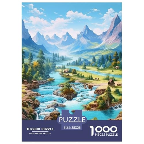 Seen und schneebedeckte Berge 1000 Teile Puzzles Puzzlespiele EIN Herausforderndes Für Die Ganze Familie Tolle Geschenkidee 38x26cm/1000pcs Seen und schneebedeckte Berge 1000 Teile Puzzles Puzzlespiele EIN Herausforderndes Für Die Ganze Familie Tolle Geschenkidee 38x26cm/1000pcs von ZXOAWQX