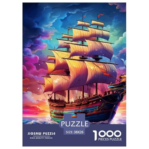 Segelboot 1000 Teile Puzzles Puzzlespiele EIN Herausforderndes Für Erwachsene Und Kinder Ab 12 Jahren Tolle Geschenkidee 38x26cm/1000pcs Segelboot 1000 Teile Puzzles Puzzlespiele EIN Herausforderndes Für Erwachsene Und Kinder Ab 12 Jahren Tolle Geschenkidee 38x26cm/1000pcs von ZXOAWQX