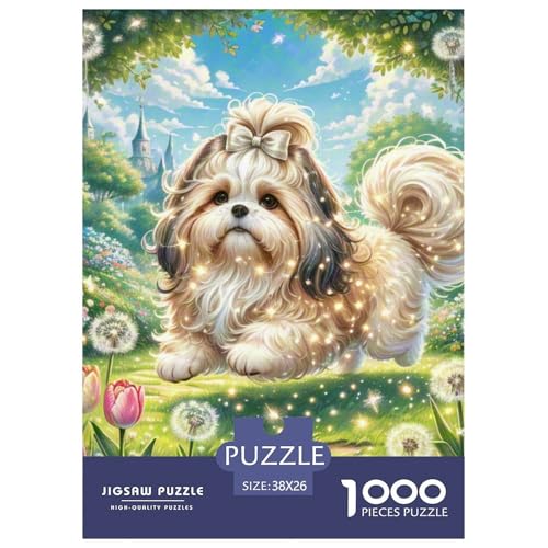 Shih Tzu 1000 Teile Puzzles Clevere Klassisches Lernspiel Für Erwachsene Und Kinder Ab 12 Jahren Tolle Geschenkidee 38x26cm/1000pcs Shih Tzu 1000 Teile Puzzles Clevere Klassisches Lernspiel Für Erwachsene Und Kinder Ab 12 Jahren Tolle Geschenkidee 38x26cm/1000pcs von ZXOAWQX