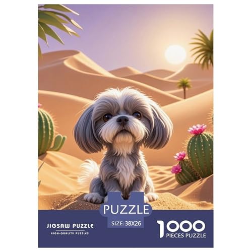 Shih Tzu 1000 Teile Puzzles Hund Clevere Lernspiel Herausforderung Spielzeug Für Die Ganze Familie Tolle Geschenkidee 38x26cm/1000pcs Shih Tzu 1000 Teile Puzzles Hund Clevere Lernspiel Herausforderung Spielzeug Für Die Ganze Familie Tolle Geschenkidee 38x26cm/1000pcs von ZXOAWQX