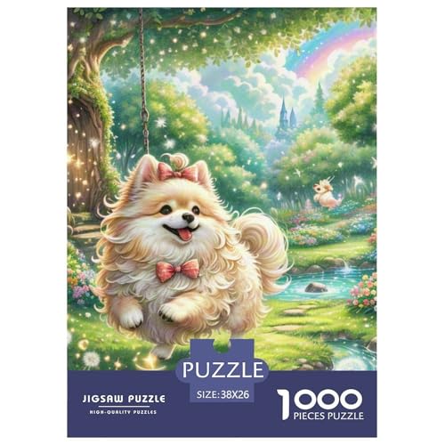 Shih Tzu 1000 Teile Puzzles Puzzlespiele Klassisches Lernspiel Für Die Ganze Familie Tolle Geschenkidee 38x26cm/1000pcs von ZXOAWQX