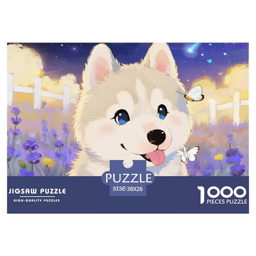 Sibirischer Husky 1000 Teile Puzzles Haustier Hund Dekoration Lernspiel Herausforderung Spielzeug Für Erwachsene Und Kinder Ab 12 Jahren Tolle Geschenkidee 38x26cm/1000pcs Sibirischer Husky 1000 Teile Puzzles Haustier Hund Dekoration Lernspiel Herausforderung Spielzeug Für Erwachsene Und Kinder Ab 12 Jahren Tolle Geschenkidee 38x26cm/1000pcs von ZXOAWQX