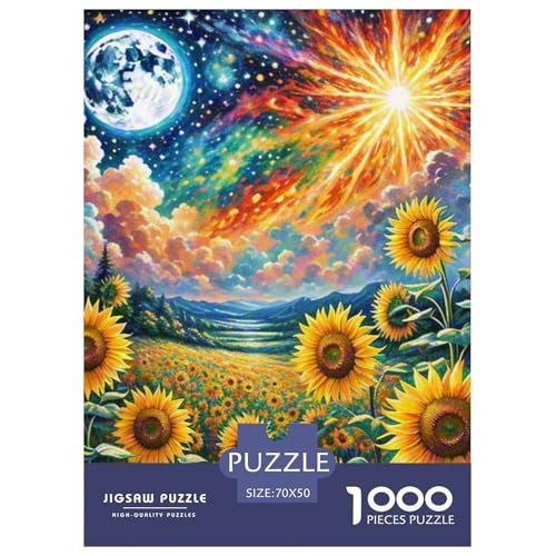 Sonnenblumen 1000 Teile Puzzles Clevere Klassisches Lernspiel Für Die Ganze Familie Tolle Geschenkidee 70x50cm/1000pcs Sonnenblumen 1000 Teile Puzzles Clevere Klassisches Lernspiel Für Die Ganze Familie Tolle Geschenkidee 70x50cm/1000pcs von ZXOAWQX