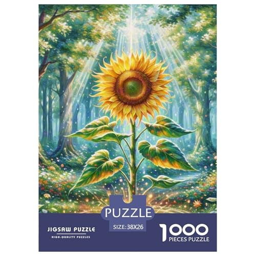 Sonnenblumen 1000 Teile Puzzles Puzzlespiele EIN Herausforderndes Für Erwachsene Und Kinder Ab 12 Jahren Tolle Geschenkidee 38x26cm/1000pcs Sonnenblumen 1000 Teile Puzzles Puzzlespiele EIN Herausforderndes Für Erwachsene Und Kinder Ab 12 Jahren Tolle Geschenkidee 38x26cm/1000pcs von ZXOAWQX