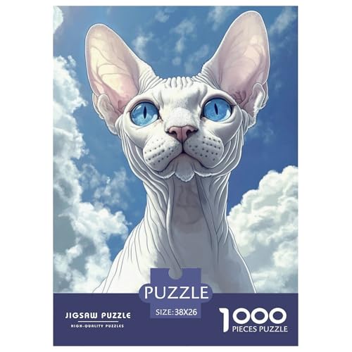 Sphinx Katze 1000 Teile Puzzles DekoRatteion Lernspiel Herausforderung Spielzeug Für Die Ganze Familie Tolle Geschenkidee 38x26cm/1000pcs Sphinx Katze 1000 Teile Puzzles DekoRatteion Lernspiel Herausforderung Spielzeug Für Die Ganze Familie Tolle Geschenkidee 38x26cm/1000pcs von ZXOAWQX