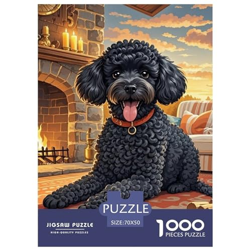 Spielzeug Pudel 1000 Teile Puzzles Hund Clevere Klassisches Lernspiel Für Die Ganze Familie Tolle Geschenkidee 70x50cm/1000pcs von ZXOAWQX