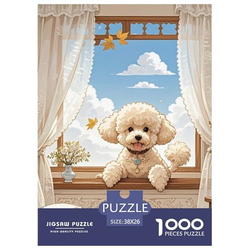 Spielzeug Pudel 1000 Teile Puzzles Hund Dekoration Unmögliche Herausforderung Für Erwachsene Tolle Geschenkidee 38x26cm/1000pcs Spielzeug Pudel 1000 Teile Puzzles Hund Dekoration Unmögliche Herausforderung Für Erwachsene Tolle Geschenkidee 38x26cm/1000pcs von ZXOAWQX