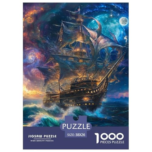 Starlight Segelboot 1000 Teile Puzzles Puzzlespiele Klassisches Lernspiel Für Erwachsene Und Kinder Ab 12 Jahren Tolle Geschenkidee 38x26cm/1000pcs Starlight Segelboot 1000 Teile Puzzles Puzzlespiele Klassisches Lernspiel Für Erwachsene Und Kinder Ab 12 Jahren Tolle Geschenkidee 38x26cm/1000pcs von ZXOAWQX