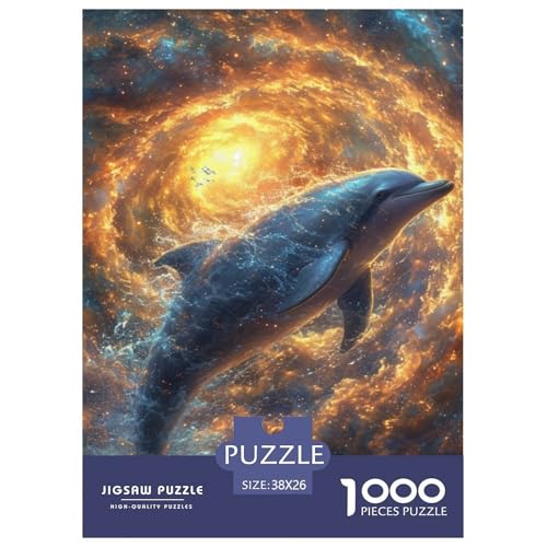 Swirling Wal 1000 Teile Puzzles Clevere Klassisches Lernspiel Für Erwachsene Tolle Geschenkidee 38x26cm/1000pcs von ZXOAWQX