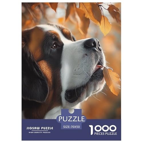 Tibetischer Mastiff 1000 Teile Puzzles Clevere Lernspiel Herausforderung Spielzeug Für Erwachsene Tolle Geschenkidee 70x50cm/1000pcs von ZXOAWQX