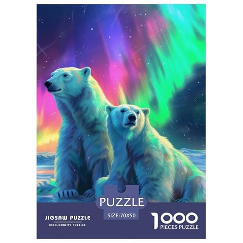 Tiere 1000 Teile Puzzles DekoRatteion Lernspiel Herausforderung Spielzeug Für Erwachsene Tolle Geschenkidee 70x50cm/1000pcs von ZXOAWQX