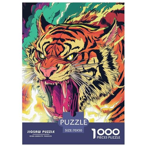 Tiger 1000 Teile Puzzles Clevere Klassisches Lernspiel Für Erwachsene Und Kinder Ab 12 Jahren Tolle Geschenkidee 70x50cm/1000pcs Tiger 1000 Teile Puzzles Clevere Klassisches Lernspiel Für Erwachsene Und Kinder Ab 12 Jahren Tolle Geschenkidee 70x50cm/1000pcs von ZXOAWQX