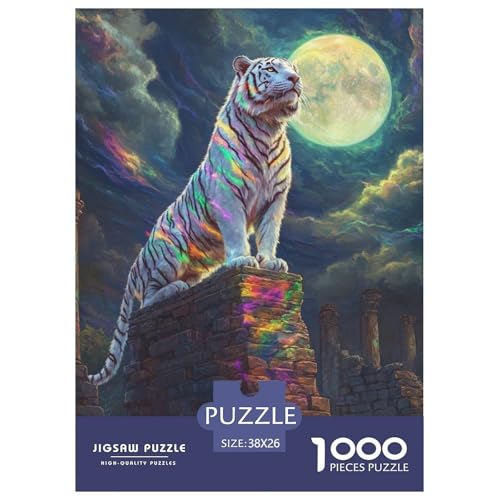 Tiger 1000 Teile Puzzles Clevere Kreative Unterhaltung Für Erwachsene Tolle Geschenkidee 38x26cm/1000pcs Tiger 1000 Teile Puzzles Clevere Kreative Unterhaltung Für Erwachsene Tolle Geschenkidee 38x26cm/1000pcs von ZXOAWQX