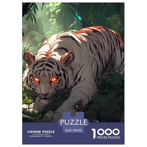Tiger 1000 Teile Puzzles Dekoration Klassisches Lernspiel Für Erwachsene Und Kinder Ab 12 Jahren Tolle Geschenkidee 70x50cm/1000pcs Tiger 1000 Teile Puzzles Dekoration Klassisches Lernspiel Für Erwachsene Und Kinder Ab 12 Jahren Tolle Geschenkidee 70x50cm/1000pcs von ZXOAWQX