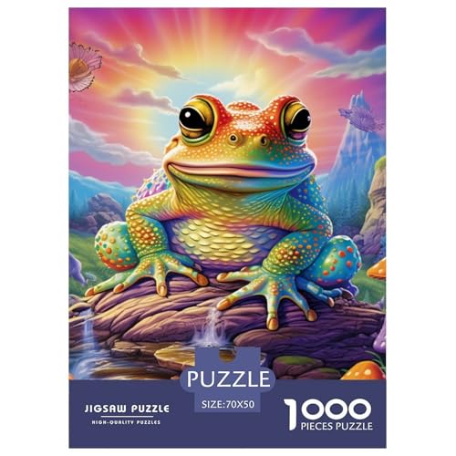 Toad 1000 Teile Puzzles Dekoration Lernspiel Herausforderung Spielzeug Für Erwachsene Und Kinder Ab 12 Jahren Tolle Geschenkidee 70x50cm/1000pcs Toad 1000 Teile Puzzles Dekoration Lernspiel Herausforderung Spielzeug Für Erwachsene Und Kinder Ab 12 Jahren Tolle Geschenkidee 70x50cm/1000pcs von ZXOAWQX