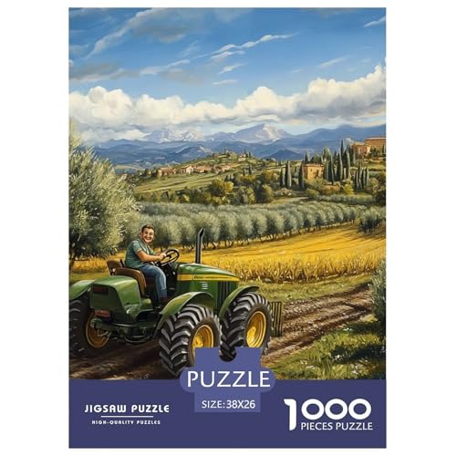 Traktor 1000 Teile Puzzles Dekoration Klassisches Lernspiel Für Erwachsene Und Kinder Ab 12 Jahren Tolle Geschenkidee 38x26cm/1000pcs Traktor 1000 Teile Puzzles Dekoration Klassisches Lernspiel Für Erwachsene Und Kinder Ab 12 Jahren Tolle Geschenkidee 38x26cm/1000pcs von ZXOAWQX