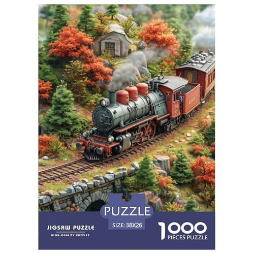 Traumzug 1000 Teile Puzzles Clevere EIN Herausforderndes Für Erwachsene Und Kinder Ab 12 Jahren Tolle Geschenkidee 38x26cm/1000pcs Traumzug 1000 Teile Puzzles Clevere EIN Herausforderndes Für Erwachsene Und Kinder Ab 12 Jahren Tolle Geschenkidee 38x26cm/1000pcs von ZXOAWQX