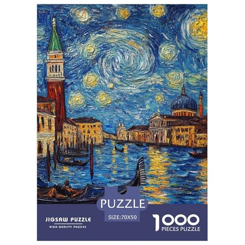 Venedig Wasserstadt 1000 Teile Puzzles Clevere Kreative Unterhaltung Für Erwachsene Und Kinder Ab 12 Jahren Tolle Geschenkidee 70x50cm/1000pcs Venedig Wasserstadt 1000 Teile Puzzles Clevere Kreative Unterhaltung Für Erwachsene Und Kinder Ab 12 Jahren Tolle Geschenkidee 70x50cm/1000pcs von ZXOAWQX