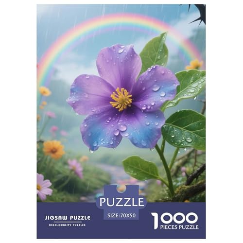 Violett 1000 Teile Puzzles Puzzlespiele EIN Herausforderndes Für Erwachsene Und Kinder Ab 12 Jahren Tolle Geschenkidee 70x50cm/1000pcs von ZXOAWQX