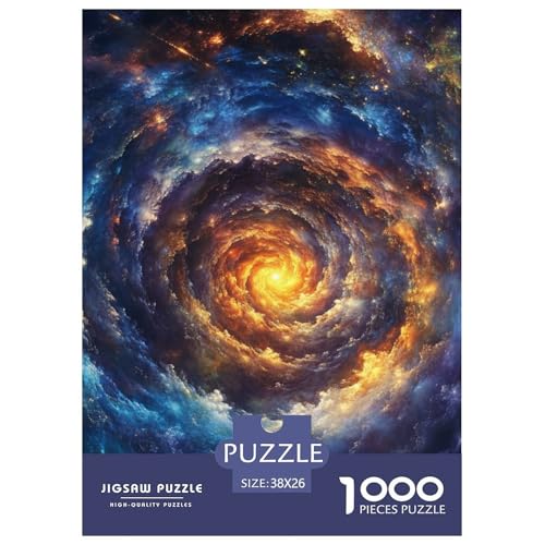 Vortex 1000 Teile Puzzles Clevere Lernspiel Herausforderung Spielzeug Für Erwachsene Tolle Geschenkidee 38x26cm/1000pcs von ZXOAWQX