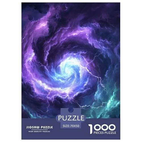 Vortex 1000 Teile Puzzles Clevere Lernspiel Herausforderung Spielzeug Für Erwachsene Tolle Geschenkidee 70x50cm/1000pcs von ZXOAWQX