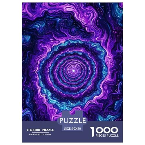 Vortex 1000 Teile Puzzles Puzzlespiele Unmögliche Herausforderung Für Erwachsene Und Kinder Ab 12 Jahren Tolle Geschenkidee 70x50cm/1000pcs von ZXOAWQX