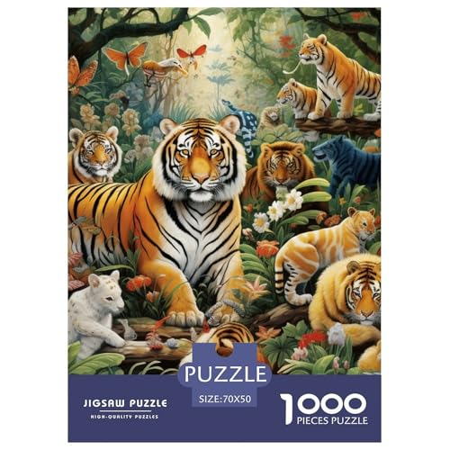 Waldtiere 1000 Teile Puzzles Clevere Klassisches Lernspiel Für Erwachsene Tolle Geschenkidee 70x50cm/1000pcs von ZXOAWQX