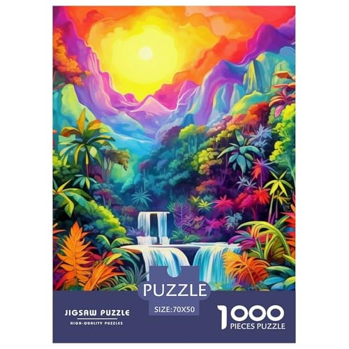 Wasserfall 1000 Teile Puzzles Dekoration EIN Herausforderndes Für Die Ganze Familie Tolle Geschenkidee 70x50cm/1000pcs Wasserfall 1000 Teile Puzzles Dekoration EIN Herausforderndes Für Die Ganze Familie Tolle Geschenkidee 70x50cm/1000pcs von ZXOAWQX