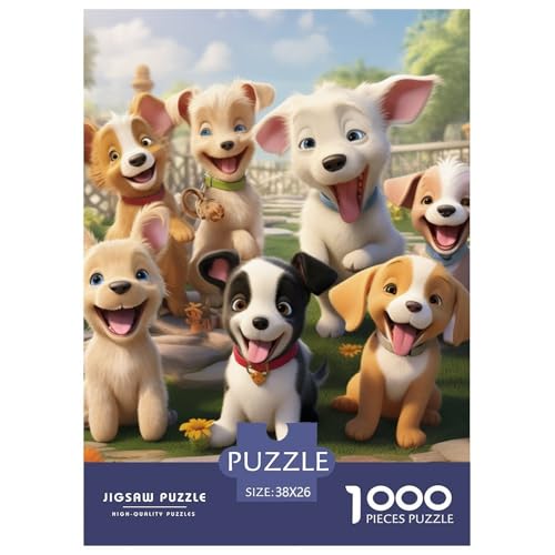 Welpen 1000 Teile Puzzles Clevere Klassisches Lernspiel Für Erwachsene Und Kinder Ab 12 Jahren Tolle Geschenkidee 38x26cm/1000pcs Welpen 1000 Teile Puzzles Clevere Klassisches Lernspiel Für Erwachsene Und Kinder Ab 12 Jahren Tolle Geschenkidee 38x26cm/1000pcs von ZXOAWQX