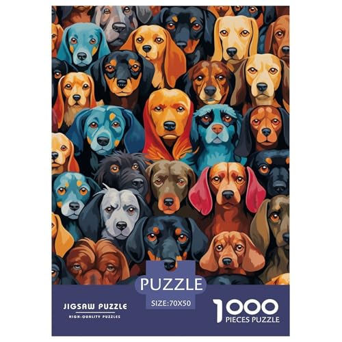 Welpen 1000 Teile Puzzles Dekoration Unmögliche Herausforderung Für Die Ganze Familie Tolle Geschenkidee 70x50cm/1000pcs Welpen 1000 Teile Puzzles Dekoration Unmögliche Herausforderung Für Die Ganze Familie Tolle Geschenkidee 70x50cm/1000pcs von ZXOAWQX