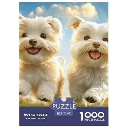 West Highland Weißer Terrier 1000 Teile Puzzles DekoRatteion Klassisches Lernspiel Für Erwachsene Und Kinder Ab 12 Jahren Tolle Geschenkidee 70x50cm/1000pcs West Highland Weißer Terrier 1000 Teile Puzzles DekoRatteion Klassisches Lernspiel Für Erwachsene Und Kinder Ab 12 Jahren Tolle Geschenkidee 70x50cm/1000pcs von ZXOAWQX