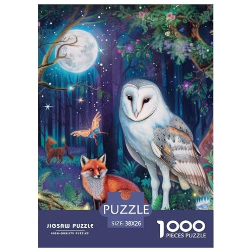 White Eule 1000 Teile Puzzles Clevere Kreative Unterhaltung Für Erwachsene Tolle Geschenkidee 38x26cm/1000pcs White Eule 1000 Teile Puzzles Clevere Kreative Unterhaltung Für Erwachsene Tolle Geschenkidee 38x26cm/1000pcs von ZXOAWQX