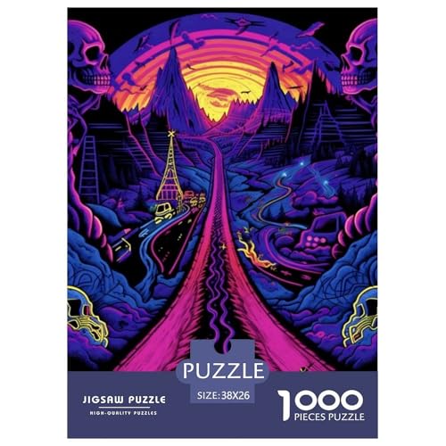 Wilder Wald1 1000 Teile Puzzles Clevere Klassisches Lernspiel Für Erwachsene Und Kinder Ab 12 Jahren Tolle Geschenkidee 38x26cm/1000pcs von ZXOAWQX